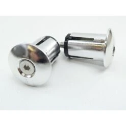 BBB Lenker-Endkappe BHT-96 / Silber / Zum Schrauben / Rennradlenker