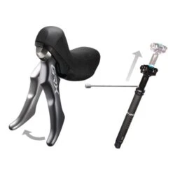 Shimano GRX Bremsgriff ST-RX810-LA - Keine Schaltung - Mit Sattelnstützenremote