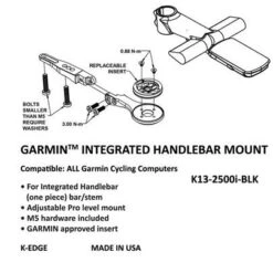 K-Edge Integrated Für Garmin Edge -Fahrradwerkzeuge 29368 9 Z 391