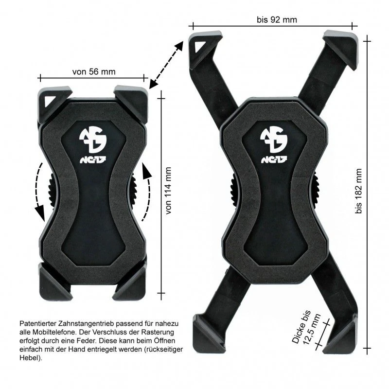 NC-17 Connect 3D Universal Halter - A-Head Halterung 3 NC-17 Connect 3D Universal Halter - A-Head Halterung