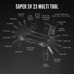 Lezyne Super SV Multitool -Fahrradwerkzeuge 33513 4 Z 228